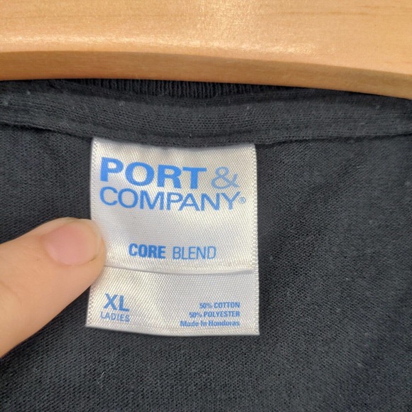 Port & Company Womens Knoxville Tennessee T-Shirt Black Size XL Wing Ding - Picture 9 of 12